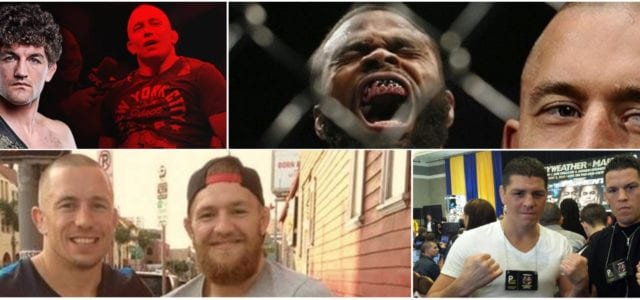 GSP discute posibles peleas ante Diaz, McGregor, Woodley y Askren