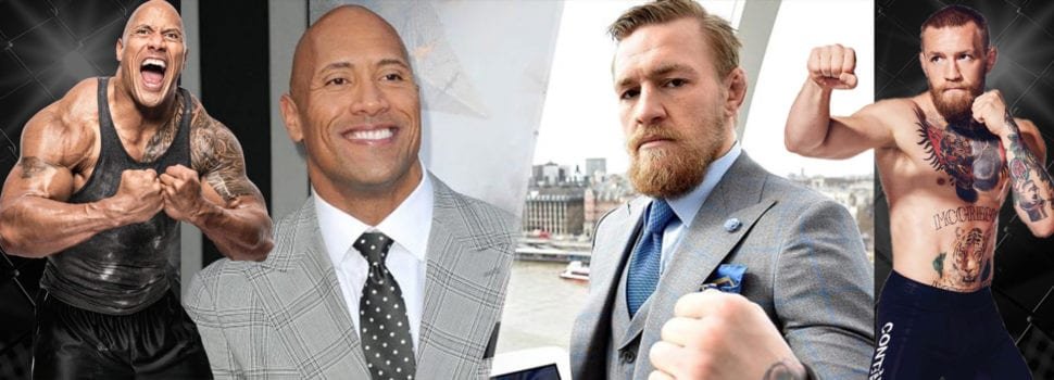 Conor McGregor y The Rock intercambian elogios en redes sociales