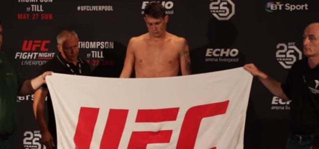 Darren Till pesa 174.5 libras y pone en riesgo UFC Liverpool