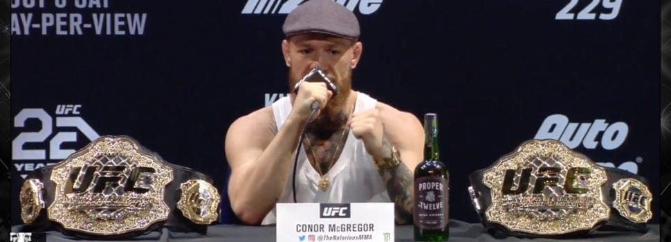 Las mejores declaraciones de Conor McGregor antes de UFC 229