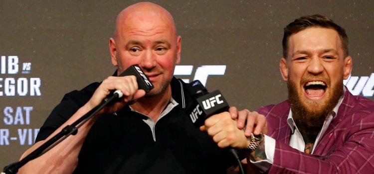 Dana defiende a McGregor e insulta a quienes cuestionan su promoción