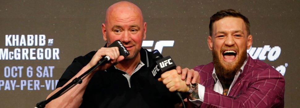 Dana defiende a McGregor e insulta a quienes cuestionan su promoción