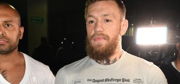 Primeras palabras de Conor McGregor tras ser arrestado en Miami