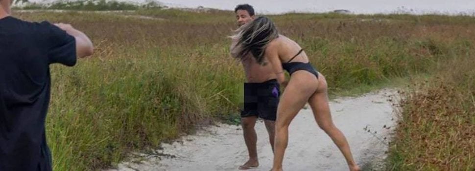 Peleadora brasileña ataca a hombre que se masturbaba mientras la veía