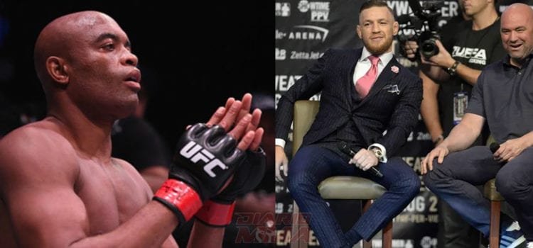 Anderson Silva le ruega a Dana White poder enfrentar a Conor McGregor