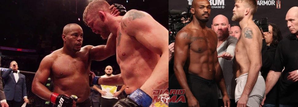 Daniel Cormier y Jon Jones se despiden de Alexander Gustafsson