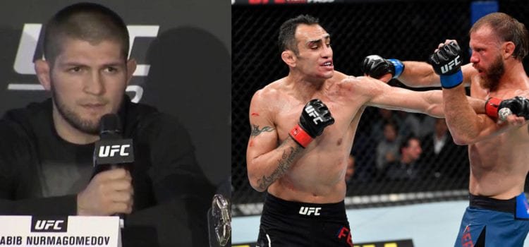 Khabib explica porqué vencerá a Tony Ferguson con facilidad