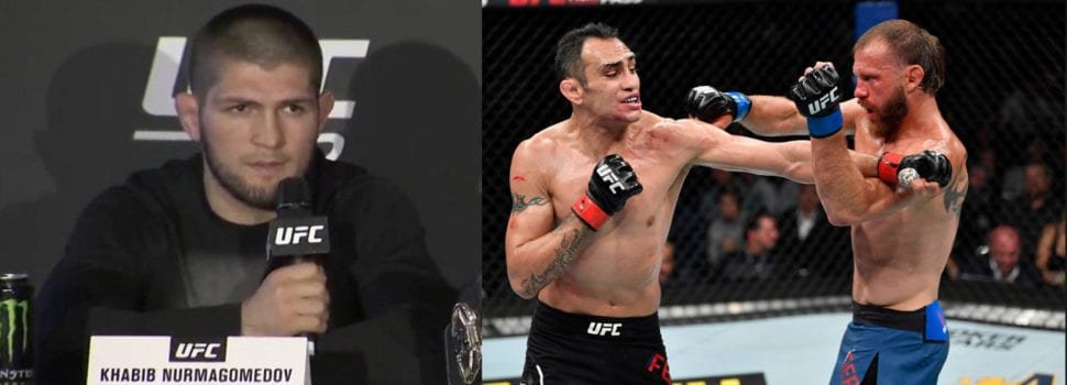 Khabib explica porqué vencerá a Tony Ferguson con facilidad
