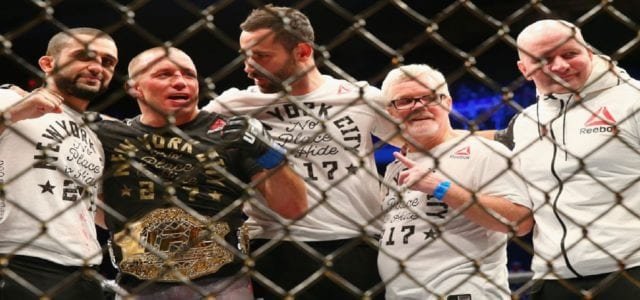 St-Pierre deja vacante el cinturón, Whittaker es campeón indiscutido