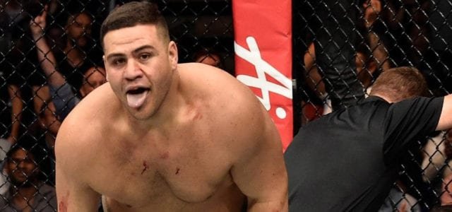 Tai Tuivasa se burla y manda a callarse a ‘Junior Dos Esteroides’