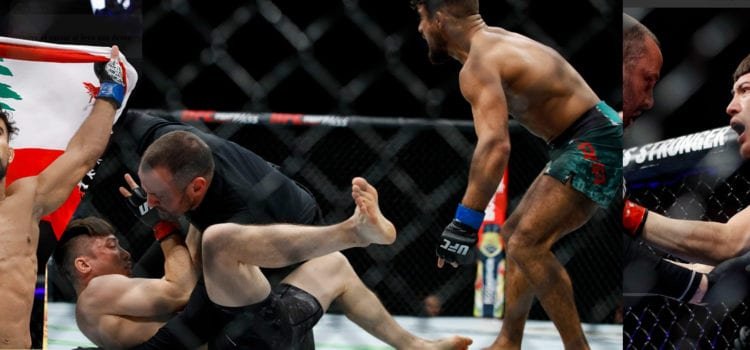 Video: En 25 segundos Khalid Taha noquea a Boston Salmon en UFC 236