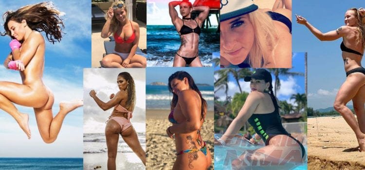 Imperdible galería de Semana Santa, duelo de bikinis de la jaula