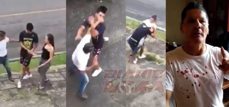 Video: Ex entrenador de Anderson Silva agrede a ex alumno en la calle