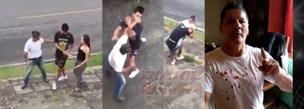 Video: Ex entrenador de Anderson Silva agrede a ex alumno en la calle