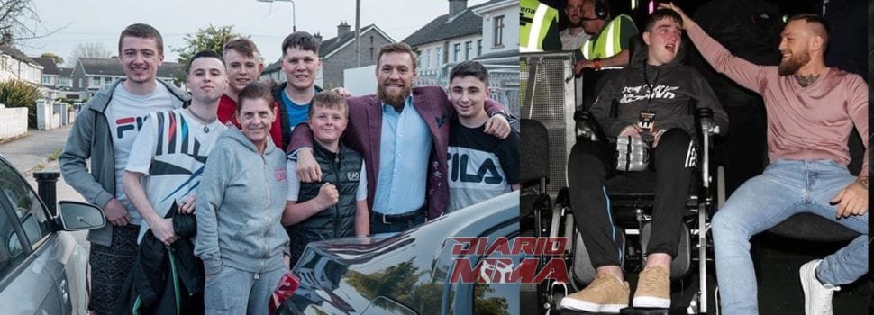 Obras de caridad, el lado humano poco visto de Conor McGregor