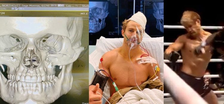 Sage Northcutt comparte imágenes de sus ocho fracturas tras KO