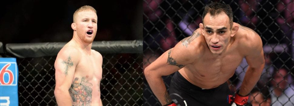 Ante negativa de McGregor, Justin Gaethje ahora reta a Tony Ferguson
