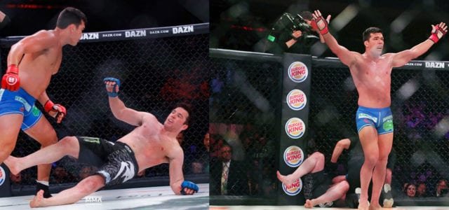 Video: Lyoto Machida retira a Chael Sonnen con rodillazos voladores