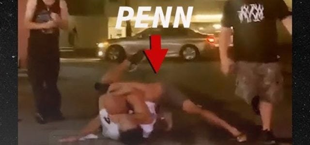 Video: B.J. Penn pelea con guardia de seguridad de bar de desnudistas