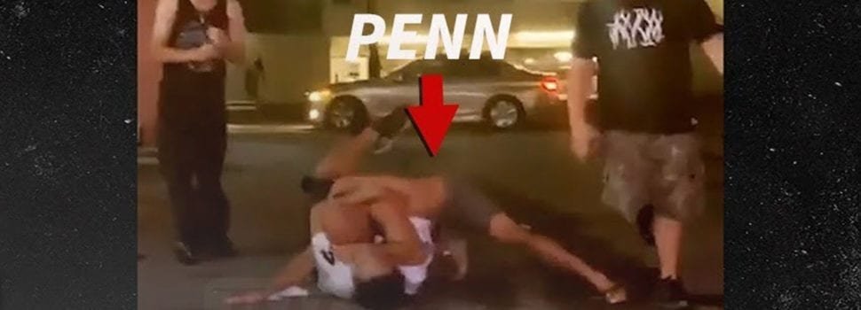 Video: B.J. Penn pelea con guardia de seguridad de bar de desnudistas