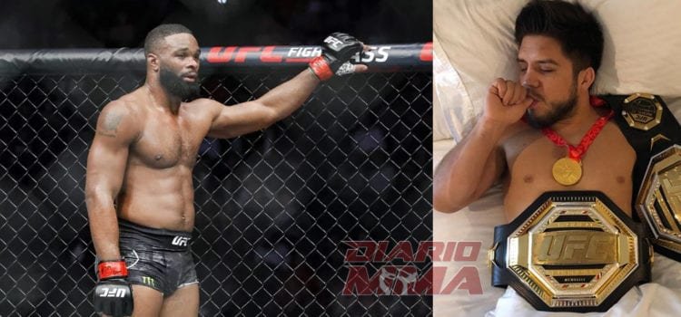 Woodley le pide a Cejudo bajarle 10 rayitas a sus… cosas extra jaula