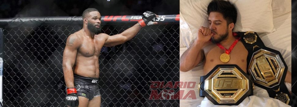 Woodley le pide a Cejudo bajarle 10 rayitas a sus… cosas extra jaula