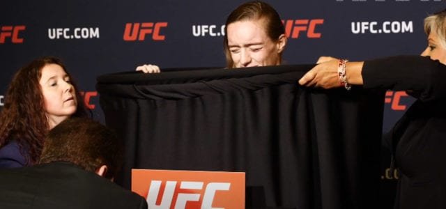 Video: Temblando y al borde de las lágrimas, Aspen Ladd logra dar el peso