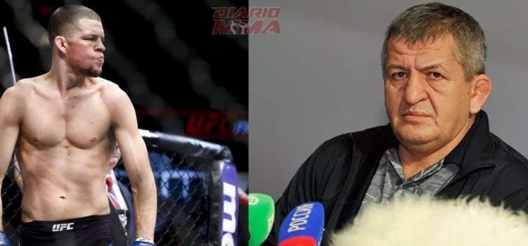 Padre de Khabib le manda mensaje a Nate Diaz tras altercado con su hijo