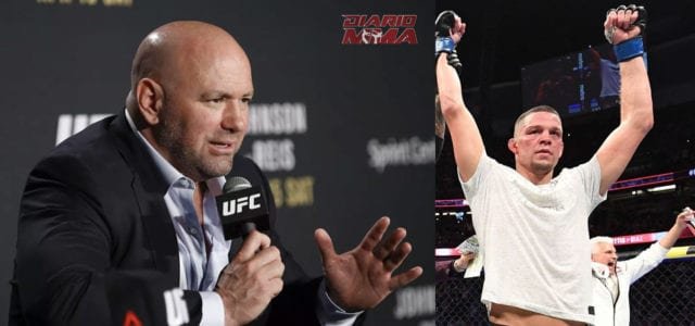 Dana White reconoce que Nate Diaz regresó como una estrella