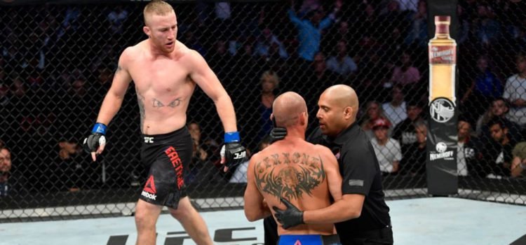 Video: Justin Gaethje noquea a ‘Cowboy’ Cerrone en el primer round