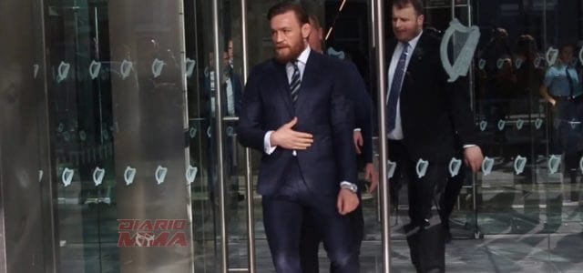 Video: Conor McGregor se presenta en la corte en Irlanda
