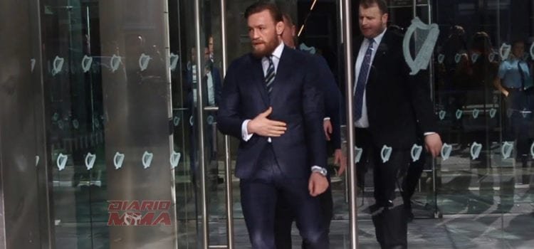 Video: Conor McGregor se presenta en la corte en Irlanda