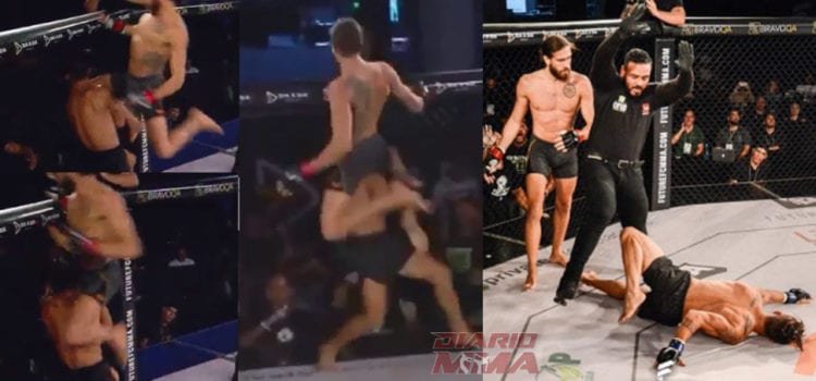 Video: El rodillazo más brutal y espectacular del año, por Jonas Bilharinho