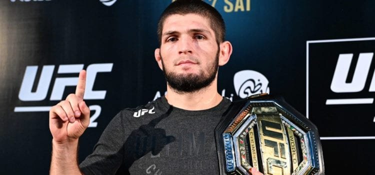 Khabib Nurmagomedov contempla fecha para su retiro del octágono