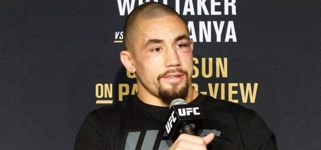 Robert Whittaker se declara fanático de Khabib Nurmagomedov