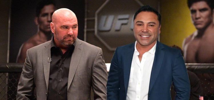 Dana White revienta al “idiota” Oscar de la Hoya, otra vez