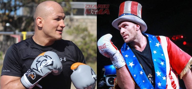 Junior dos Santos quiere doble duelo con Tyson Fury