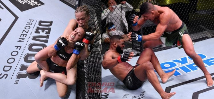 Videos: Todas las finalizaciones de UFC on ESPN 9: Woodley vs. Burns