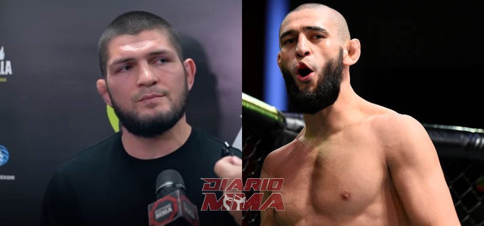 Khabib habla de Khamzat Chimaev y su polémica postura contra él